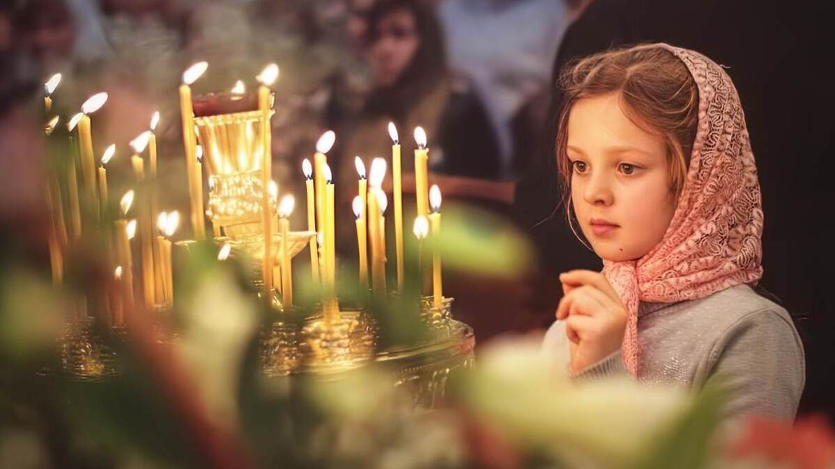 Дети в православном храме